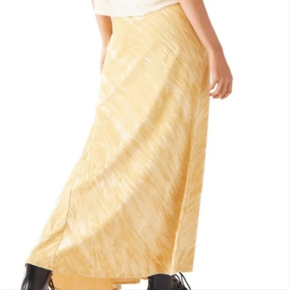 FREE PEOPLE Golden Noa Slip Skirt Size Medium - Picture 4 of 8